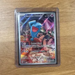 Pokemon Team Rocket's Wobbuffet 203 SVP Promo Full Art Holo Card English - Image 1