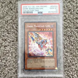 Yu-Gi-Oh! TCG Dark Magician Girl CT2-EN004 2005 PSA 10 Secret Rare Trading Card - Image 1