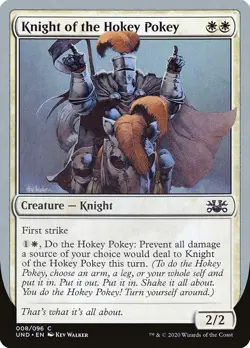 Magic the Gathering (mtg): UND: Knight of the Hokey Pokey (x 4) - Image 1