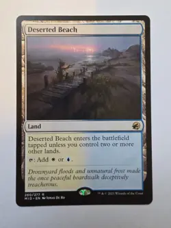 Magic The Gathering, Deserted Beach, Innistrad: Midnight Hunt, Regular - Image 1