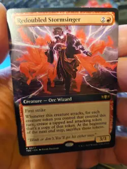 MTG - Tarkir: Dragonstorm - Redoubled Stormsinger (Extended Art) - NM - NF - Image 1