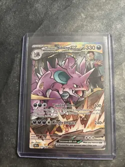 Pokemon Destined Rivals Team Rockets Nidoking Ex 233/182 Special Illustration - Image 1