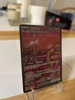 Mew EX 053 Scarlet & Violet Promo Holo Pokemon TCG Card NM Condition - Image 2