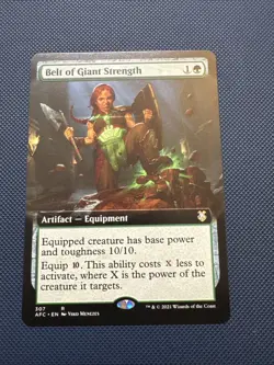 MTG Belt of Giant Strength (Extended Art) (AFC) NM - Image 1
