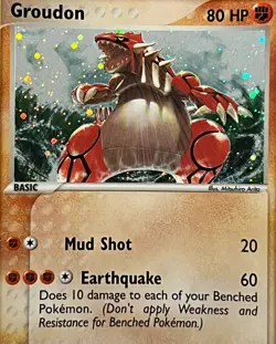 Pokemon 2004 EX Hidden Legends-Groudon 102/101 Secret Rare Holo -NM - Image 2