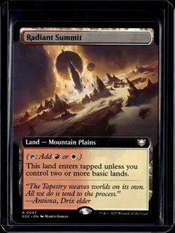 Radiant Summit - 43 - EOC - NM - MTG Magic the Gathering - Image 1
