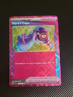 Hero's Cape - 152/162 - Pokemon Temporal Forces Ace Spec Rare NM - Image 1