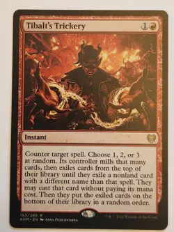Tibalt's Trickery Kaldheim Regular #153 Rare NM+ - Image 1
