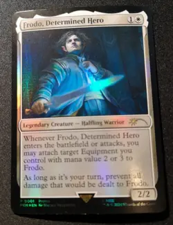 Frodo, Determined Hero - Foil - Promo - PRM - MTG - EN - NM - 0001 - Image 1