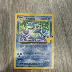 Pokemon Blastoise 2/102 Base Set Holo Rare 100 HP Vintage 1995 TCG - Image 3
