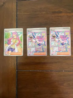 Lot of 3 Total: Pokemon S&V - Base - 2 X SIR Miriam - 1 X Trainer Miriam - Image 1