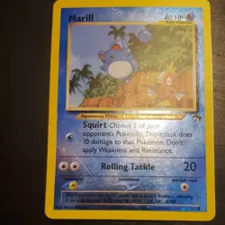 Pokemon Marill 11/18 Southern Islands Promo Reverse Holo 40 HP Basic English - Image 1