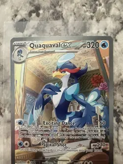 Paldea Evolved QUAQUAVAL EX Special Illustration Rare #260/193 Pokemon TCG - Image 3