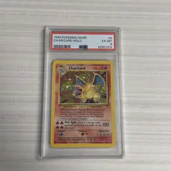 1999 POKEMON GAME #4 CHARIZARD-HOLO PSA 6 - Image 1