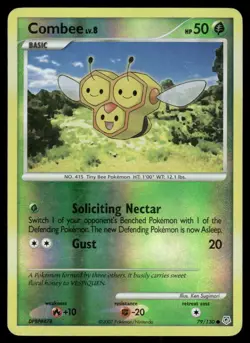 Pokemon Tcg Combee [Reverse Holo] #79 Pokemon Diamond & Pearl LP - Image 1