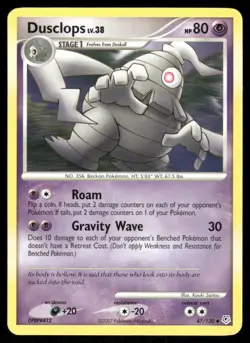 Pokemon Tcg Dusclops #47 Pokemon Diamond & Pearl LP - Image 1