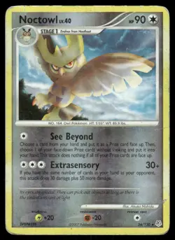 Pokemon Tcg Noctowl [Reverse Holo] #34 Pokemon Diamond & Pearl MP - Image 1