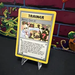 Pokemon Gym Heroes Trainer Blaine’s Quiz #1 1st Edition 97/132 - Image 3