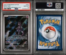 Pokemon Mewtwo SVP 052 151 Ultra Premium Collection Promo PSA 10 Gem Mint - Image 2