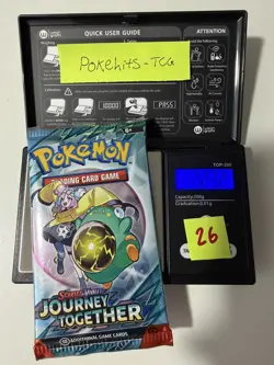 (HEAVY)🔥 22.32g Pokemon TCG Journey Together Booster Pack Factory Sealed✅ - Image 1
