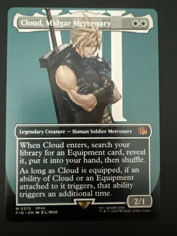 Cloud, Midgar Mercenary (Borderless) Final Fantasy Regular - Image 1