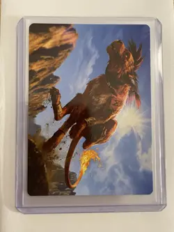 Magic the Gathering Final Fantasy - Art Series - Red XIII, Proud Warrior - Image 1