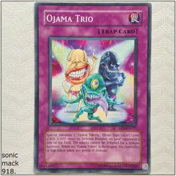 Ojama Trio - DP2-EN027 - Common Unlimited Yugioh - Image 1