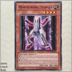 Morphtronic Staplen - EXVC-EN011 - Common 1st Edition Yugioh - Image 1