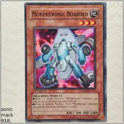 Morphtronic Boarden - CRMS-EN017 - Common 1st Edition Yugioh - Image 1