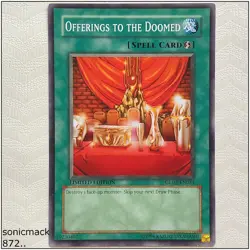 Offerings to the Doomed - GLD1-EN034 - Common Limited Edition Yugioh - Image 1