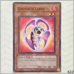 Chrysalis Larva - TAEV-EN010 - Common 1st Edition Yugioh - Image 1