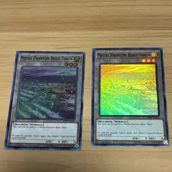 YuGiOh Mecha Phantom Beast Token (A) OP09-EN026 - Super Rare LP Dracossack x2 - Image 1