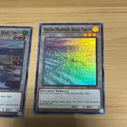 YuGiOh Mecha Phantom Beast Token (A) OP09-EN026 - Super Rare LP Dracossack x2 - Image 3