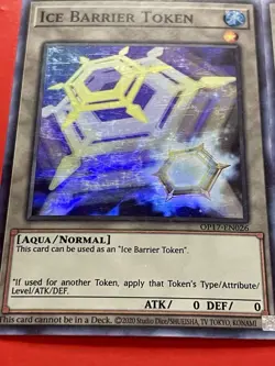 3x Ice Barrier Token | OP17-EN026 | Super Rares | MP | Yu-Gi-Oh! - Image 2