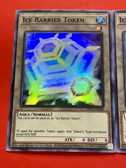 3x Ice Barrier Token | OP17-EN026 | Super Rares | MP | Yu-Gi-Oh! - Image 3