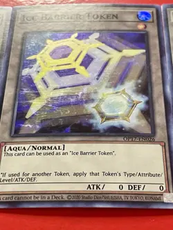 3x Ice Barrier Token | OP17-EN026 | Super Rares | MP | Yu-Gi-Oh! - Image 4