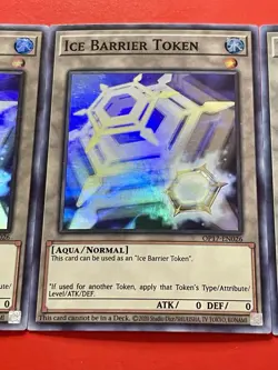 3x Ice Barrier Token | OP17-EN026 | Super Rares | MP | Yu-Gi-Oh! - Image 5