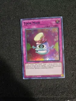 Yugioh! Toon Mask (Blue) - DLCS-EN079 - Ultra Rare - 1st Edition - Image 1