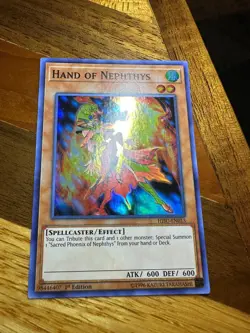 Hand of Nephthys HISU-EN013 1st Edition Super Rare LP + BONUS - Image 1
