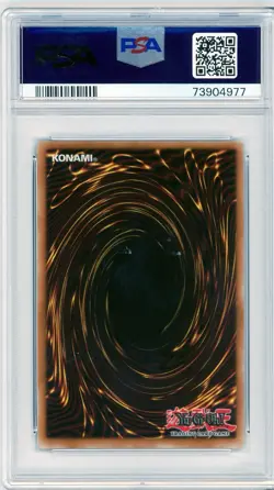 2002 Yu-Gi-Oh! Time Wizard Metal Raiders MRD-065 Ultra Rare PSA 10 Gem Mint - Image 2