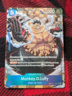 One Piece Monkey D. Luffy Treasure Rare OP13 Carrying on His Will OP11-058 - Image 1