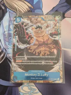 One Piece Monkey D. Luffy Treasure Rare OP13 Carrying on His Will OP11-058 - Image 3
