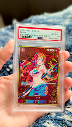 GOLD Nami PRB01 One Piece 2024 PB Storage Box Set Japanese ST01-007 PSA 10 - Image 2
