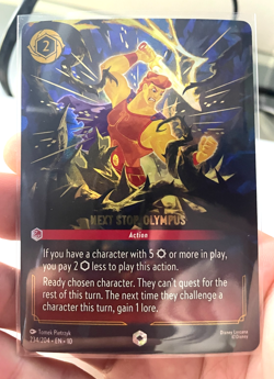 Hercules Next Stop, Olympus 234/204 Action Foil Disney Lorcana TCG English - Image 1