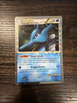 Pokemon Kingdra Prime Ultra Rare Holo 85/95 Unleashed 130 HP Stage 2 Card - Image 1
