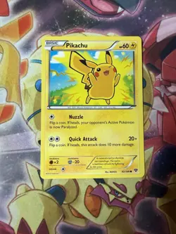 Pokemon Pikachu TCG XY Card 42/146 Regular Common - Image 1