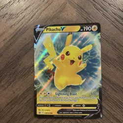 Pikachu V Promo SWSH: Sword & Shield Promo Cards SWSH198 NM - Pokemon TCG - Image 1