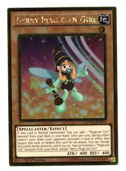 Yu-Gi-Oh Card: Berry Magician Girl MVP1-ENG14 Gold Rare 1st Edition! NM - Image 1