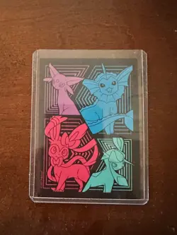 EEVEE & SNORLAX GX Tag Team Black Star Promo SM169 NM Pokemon Card 2019 - Image 2