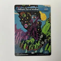 MTG Zndrsplt, Eye Of Wisdom Heads I Win Tails You Lose *Thick Stock* 2-sided - Image 1
